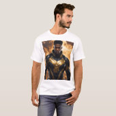 T-shirt Fierce Flame Scales Superhero Design (Devant entier)