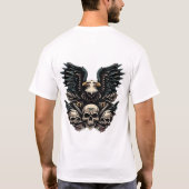 T-shirt "Fierce Flight - Eagle Sticker Art Wallpaper" (Dos)