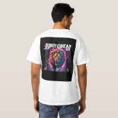 T-shirt Fierce Jungle lion Design graphique - Bold Streetw (Dos entier)