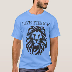 T-shirt Fierce - Lion Tee Motivationnel