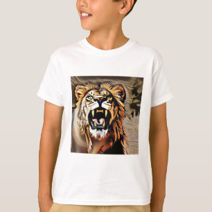 T-shirt Fierce Majestic Lion - Roi Des Bêtes