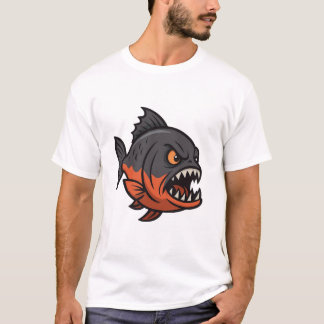T-shirt Fierce Piranha