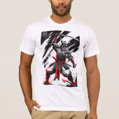 T-shirt Fierce Samurai guerrier d'encre (Devant)