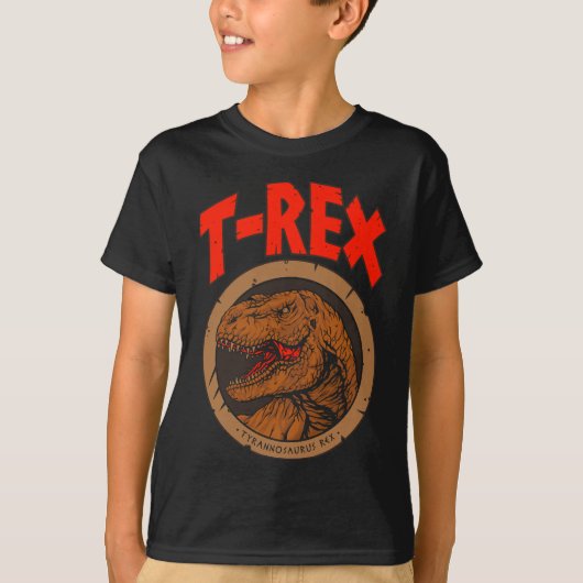 T-shirt Fierce T-Rex Tyrannosaurus Rex Dinosaur (Devant)
