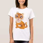 T-shirt Fierce Tiger Tee Graphic" (Devant)