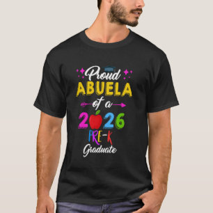 T-shirt Fière ABUELA de la promotion 2026 de fin de matern