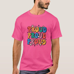 T-shirt Fière Ally Fierté Lgbt Transgenre Super Drapeau Ga