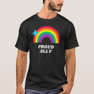 T-shirt Fière Ally Lgbtq Soutien Gay Lesbian Sensibilisati