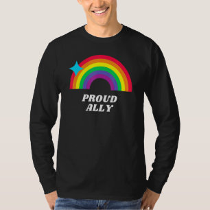 T-shirt Fière Ally Lgbtq Soutien Gay Lesbian Sensibilisati