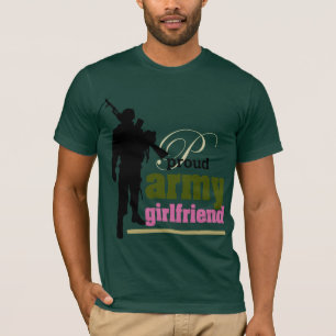 T-shirt Fière amie de l'armée