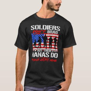 T-shirt Fière Armée Nana Chemise Militaire Fiers Soldats F