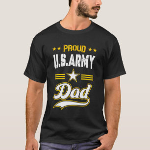 T-shirt Fière Armée Papa D'Une Fierté Militaire De Soldat