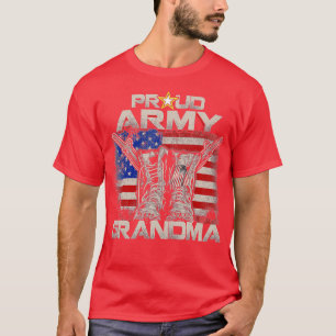 T-shirt Fière Armys Grand-mère Pride militaire (40)