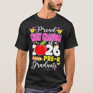 T-shirt Fière arrière-grand-mère de mères diplômées de pré