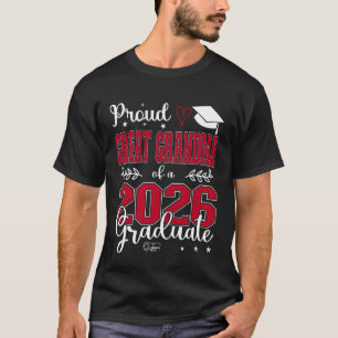 T-shirt Fière arrière-grand-mère d'un diplômé de la promot