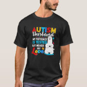T-shirt Fière autisme Mari Llama Puzzle Sensibilisation su (Devant)