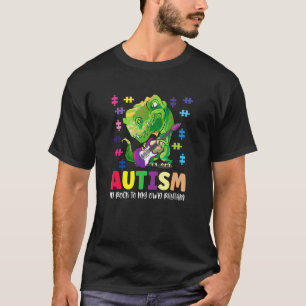 T-shirt Fière Autisme Rock Mon Propre Rythme Dinosaure Mus