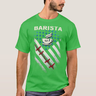 T-shirt Fière Barista américaine