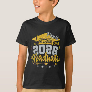 T-shirt Fière belle-mère d'un diplômé de 2026 Diplômé(e) d