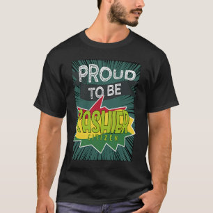 T-shirt Fière caissière citoyenne Profession travailleur d