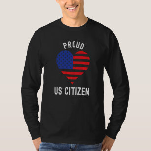 T-shirt Fière citoyenneté américaine Nouveau citoyen améri