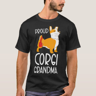 T-shirt Fière Corgi Grand-mère Pembroke Welsh Corgi Grand-