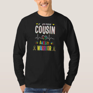 T-shirt Fière Cousin Autisme Guerrier Sensibilisation Ruba