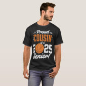 T-shirt Fière Cousin D'Un Basketbal De Diplôme Supérieur 2 (Devant entier)