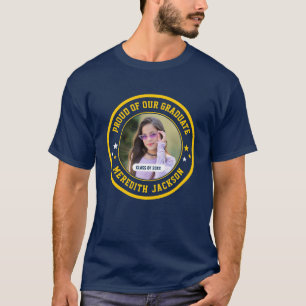 T-shirt Fière de notre photo personnalisée de remise de di