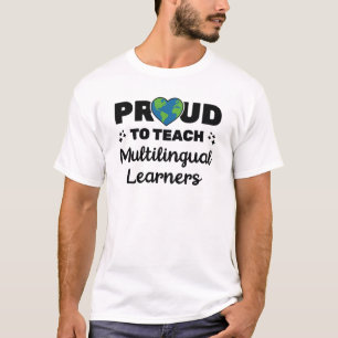 T-shirt Fière D'Enseigner Les Apprenants Multilingues