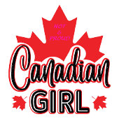 T-shirt Fière d'être canadienne