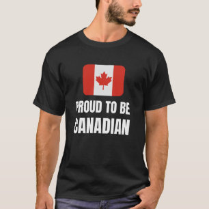 T-shirt Fière d'être canadienne