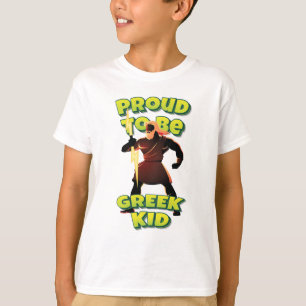 T-shirt Fière D'Être Grec Kid Zeus Grec Dieu