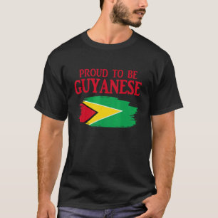 T-shirt Fière D'Être Guyanaise Guyana West Indian Day Para