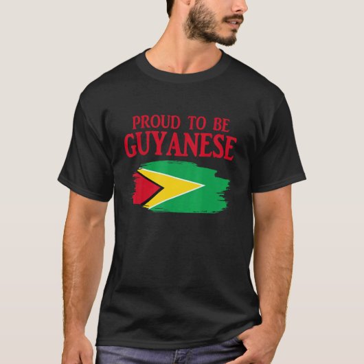 T-shirt Fière D'Être Guyanaise Guyana West Indian Day Para (Devant)