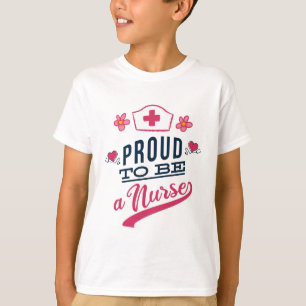 T-shirt Fière d'être infirmière
