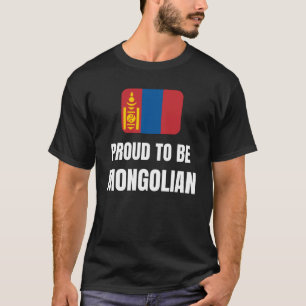 T-shirt Fière d'être mongole