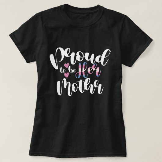 T-shirt Fière D'Être Sa Mère LGBTQ Transgenre Parent Trans (Design devant)