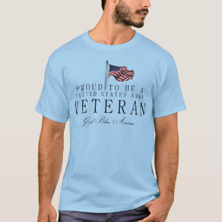 T-shirt Fière D'Être Un Vétéran De L'Armée Américaine