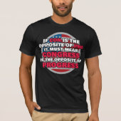 T-shirt Fière du Congrès libertaire face au progrès (Devant)