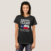 T-shirt Fière Enseignante Texane Cute Texas Patriotic Prid (Devant entier)