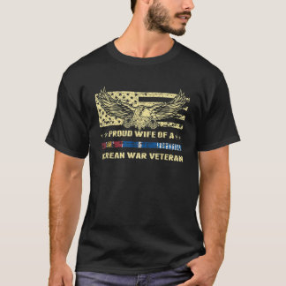 T-shirt Fière épouse d'un vétéran de la guerre de Corée vé