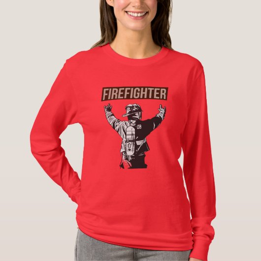 T-shirt Fière escouade de pompiers (Devant)