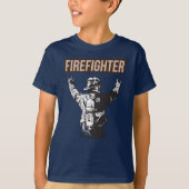 T-shirt Fière escouade de pompiers (Devant)