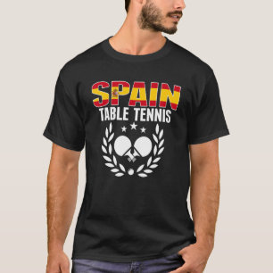 T-shirt Fière Espagne tennis de table espagnol ping-pong s