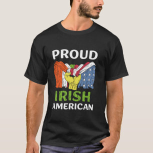 T-shirt Fière Famille Irlandaise Américaine Irlande Racont