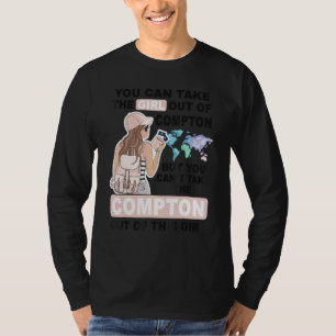 T-shirt Fière fille de Compton Fille cool de la ville de