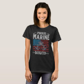 T-shirt Fière fille Marine (Devant entier)
