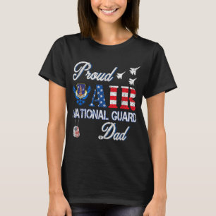 T-shirt Fière Garde Aérienne Garde Nationale Papa Anciens