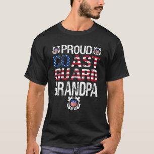 T-shirt Fière Garde côtière Grand-père Tee U.S. Coast Guar
